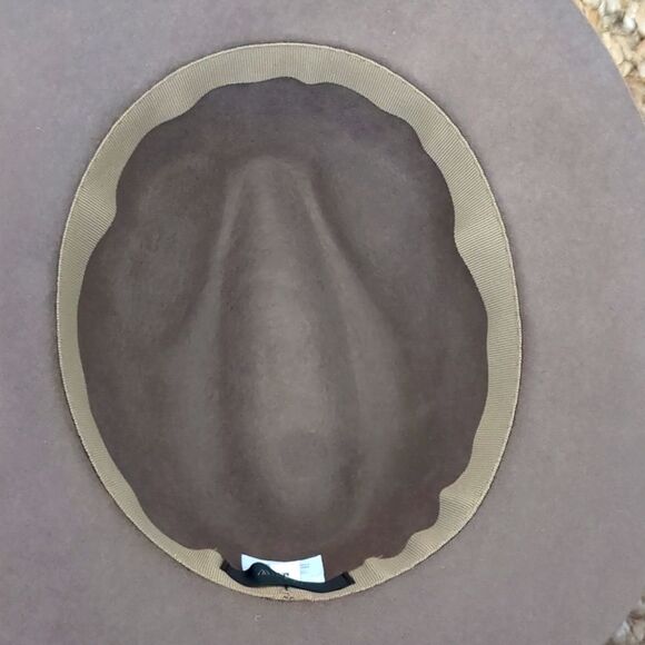 J. Crew Unisex Coco Brown Wool Fedora Hat M - Lg NWOT - Picture 6 of 10